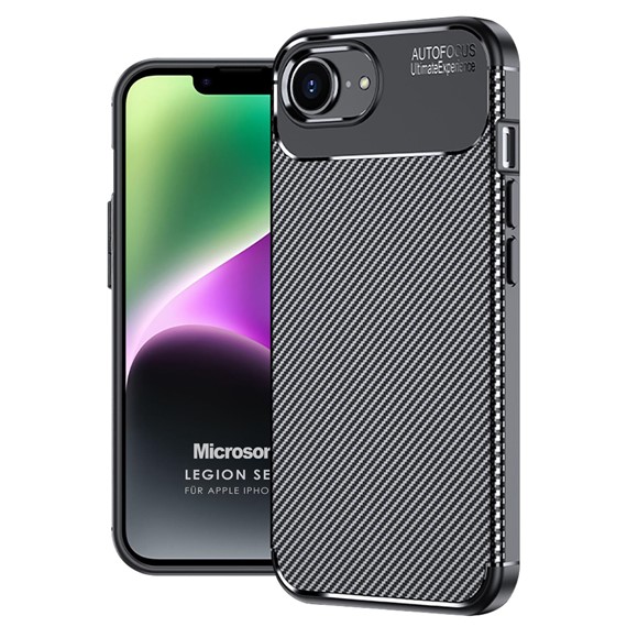 Microsonic Apple iPhone 16e Kılıf Legion Series Siyah 1