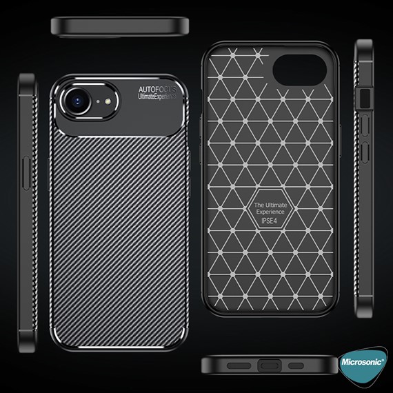 Microsonic Apple iPhone 16e Kılıf Legion Series Siyah 5