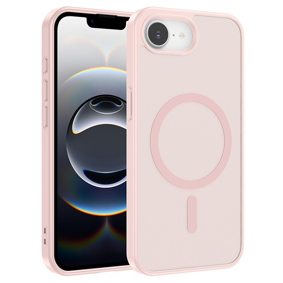 Microsonic Apple iPhone 17e Kılıf MagSmoke Neo Pembe 1