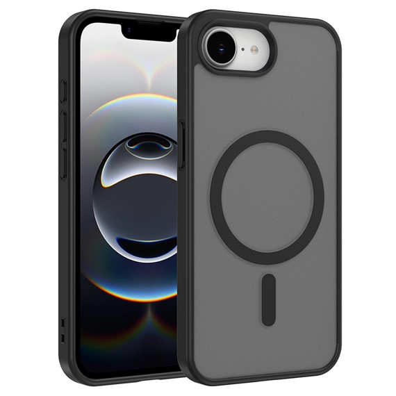 Microsonic Apple iPhone 17e Kılıf MagSmoke Neo Siyah 1
