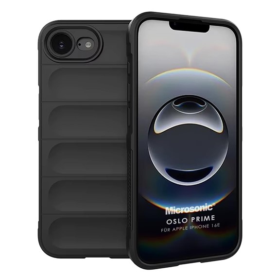 Microsonic Apple iPhone 16e Kılıf Oslo Prime Siyah 1