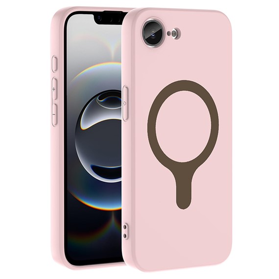 Microsonic Apple iPhone 17e Kılıf Pastello MagSafe Açık Pembe 1