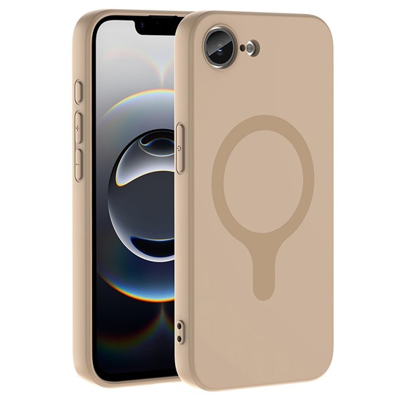 Microsonic Apple iPhone 17e Kılıf Pastello MagSafe Bej 1