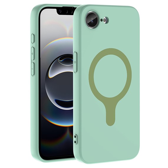 Microsonic Apple iPhone 17e Kılıf Pastello MagSafe Turkuaz 1