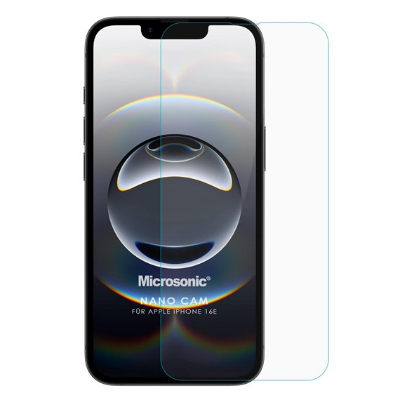 Microsonic Apple iPhone 16e Nano Glass Cam Ekran Koruyucu 1