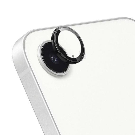 Microsonic Apple iPhone 16e Tekli Kamera Lens Koruma Camı Siyah 1