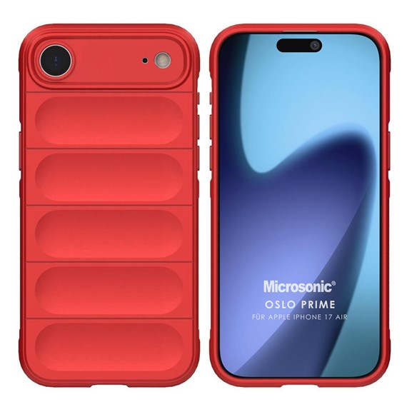 Microsonic Apple iPhone 17 Air Kılıf Oslo Prime Kırmızı 1