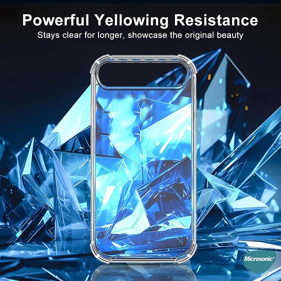 Microsonic Apple iPhone 17 Air Kılıf Shock Absorbing Şeffaf 5