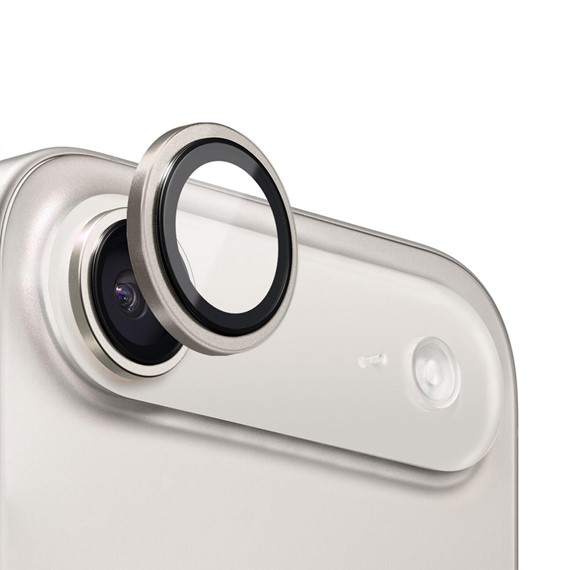Microsonic Apple iPhone 17 Air Tekli Kamera Lens Koruma Camı Gold 1