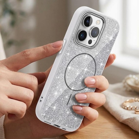 Microsonic Apple iPhone 17 Pro Kılıf GlamGrip Luxe Gold 3