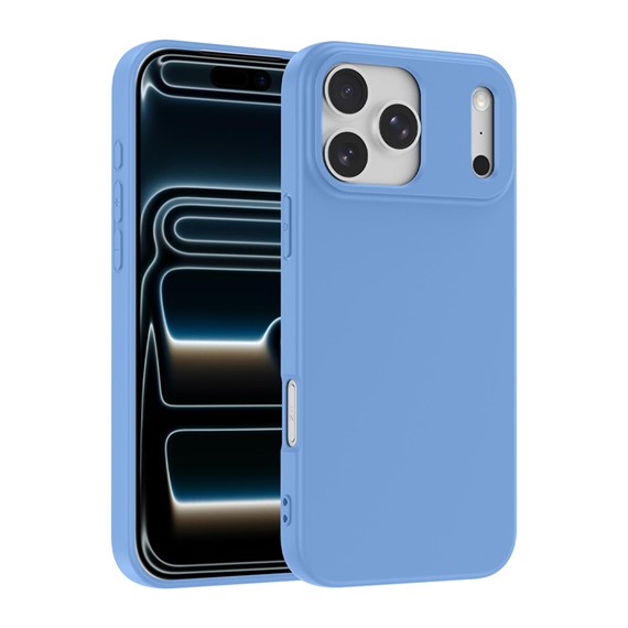 Microsonic Apple iPhone 17 Pro Kılıf Groovy Soft Mavi 1