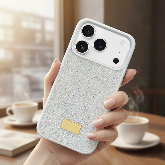 Microsonic Apple iPhone 17 Pro Kılıf Cosmic Shine Beyaz 2