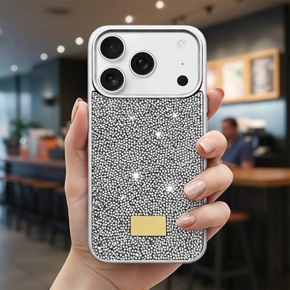 Microsonic Apple iPhone 17 Pro Max Kılıf Cosmic Shine Gümüş 2