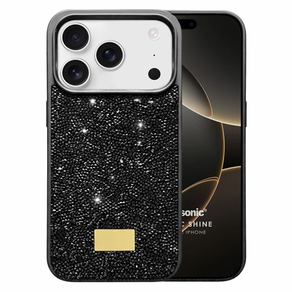 Microsonic Apple iPhone 17 Pro Kılıf Cosmic Shine Siyah 1