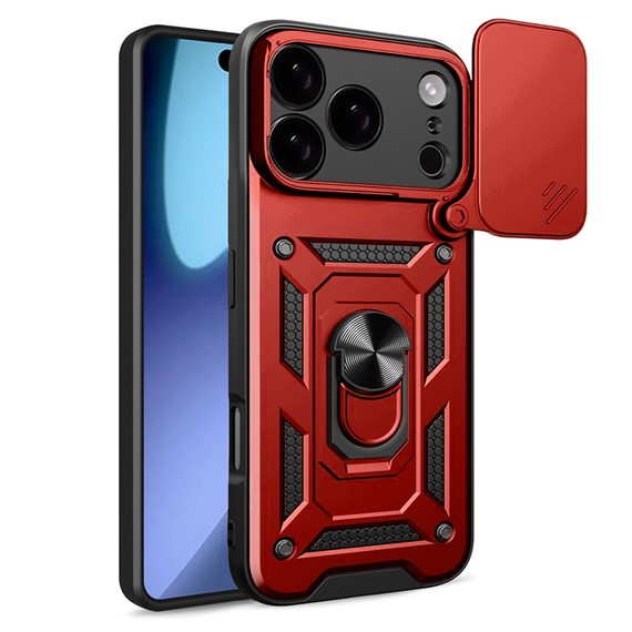 Microsonic Apple iPhone 17 Pro Max Kılıf Impact Resistant Kırmızı 1