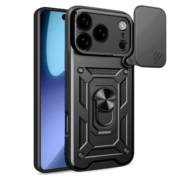 Microsonic Apple iPhone 17 Pro Max Kılıf Impact Resistant Siyah 1
