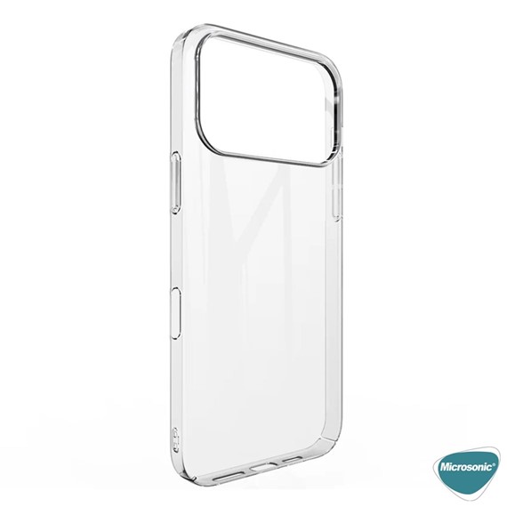 Microsonic Apple iPhone 17 Pro Kılıf Non Yellowing Crystal Clear Sararma Önleyici Kristal Şeffaf 2