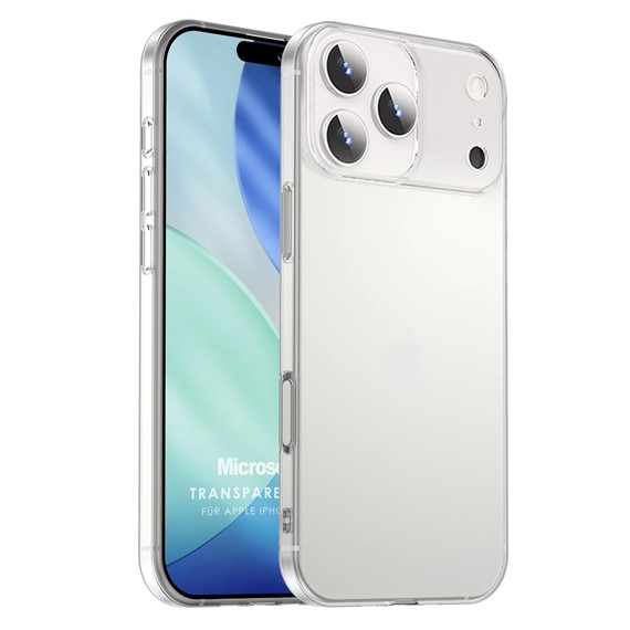 Microsonic Apple iPhone 17 Pro Kılıf Transparent Soft Şeffaf 1