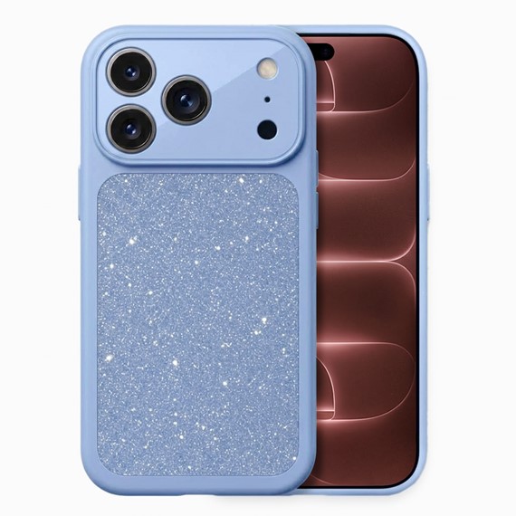 Microsonic Apple iPhone 18 Pro Max Kılıf Ruby Sparkle Mavi 1