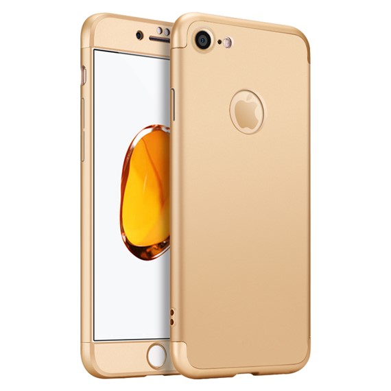 Microsonic Apple iPhone 6 Kılıf Double Dip 360 Protective Gold 1