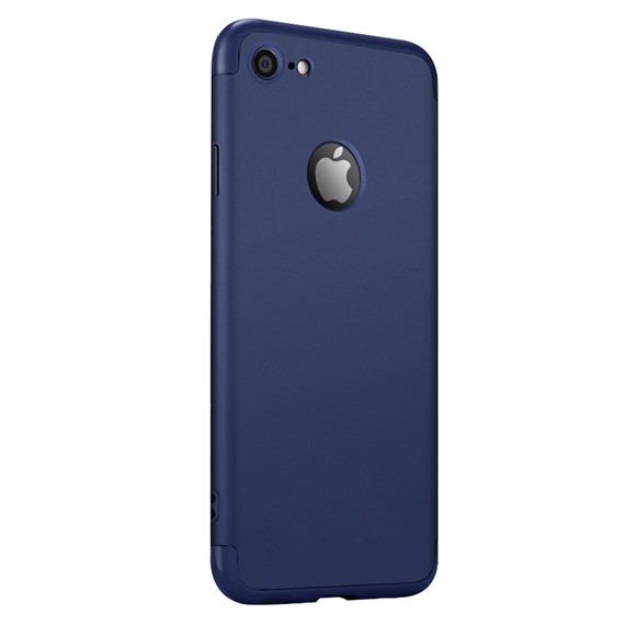 Microsonic Apple iPhone 6 Kılıf Double Dip 360 Protective Lacivert 2