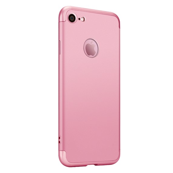 Microsonic Apple iPhone 6 Kılıf Double Dip 360 Protective Rose Gold 2