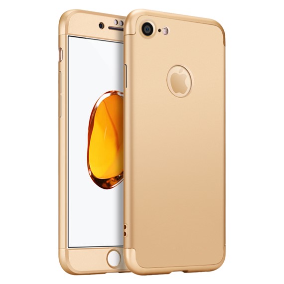 Microsonic Apple iPhone 6 Plus Kılıf Double Dip 360 Protective Gold 1