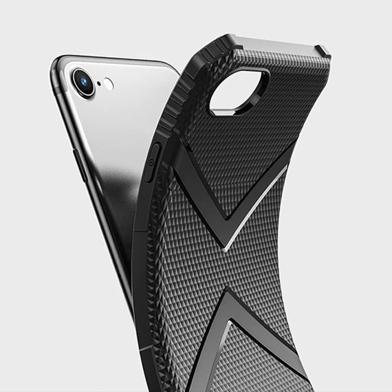 Microsonic Apple iPhone 6S Kılıf Diamond Shield Siyah 3