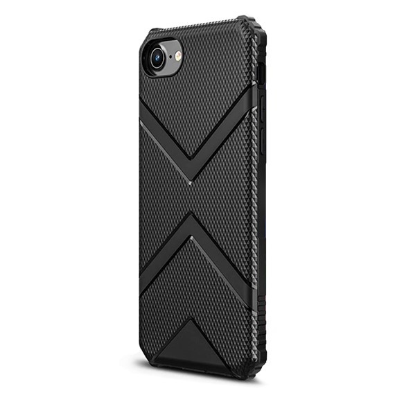 Microsonic Apple iPhone 6S Kılıf Diamond Shield Siyah 2
