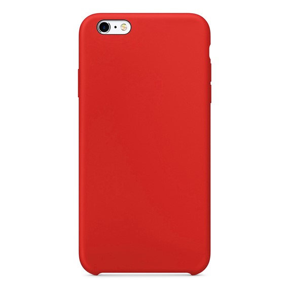 Microsonic Apple iPhone 6S Kılıf Liquid Lansman Silikon Kırmızı 2