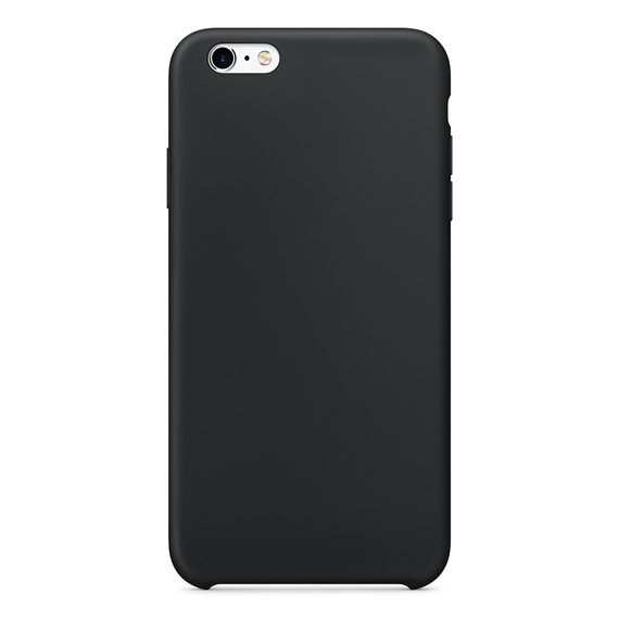 Microsonic Apple iPhone 6S Kılıf Liquid Lansman Silikon Siyah 2