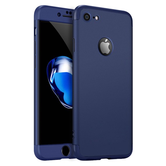 Microsonic Apple iPhone 6S Kılıf Double Dip 360 Protective Lacivert 1