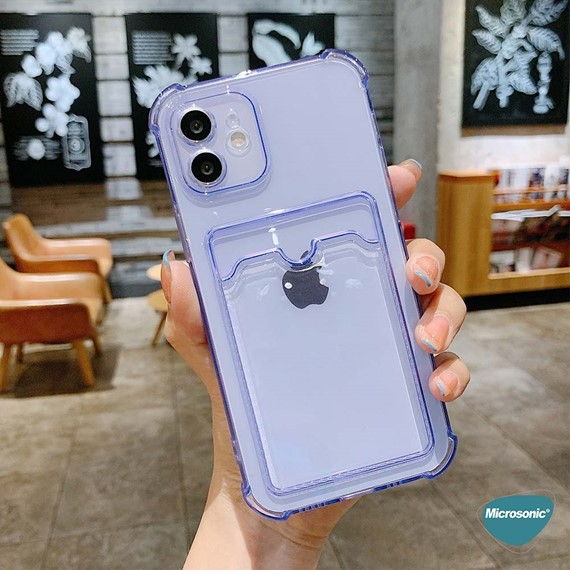 Microsonic Realme C25Y Card Slot Shock Kılıf Şeffaf 3