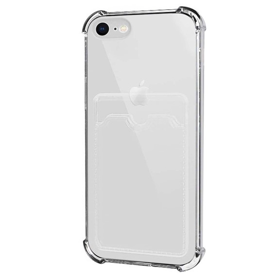 Microsonic Apple iPhone 7 Card Slot Shock Kılıf Şeffaf 2