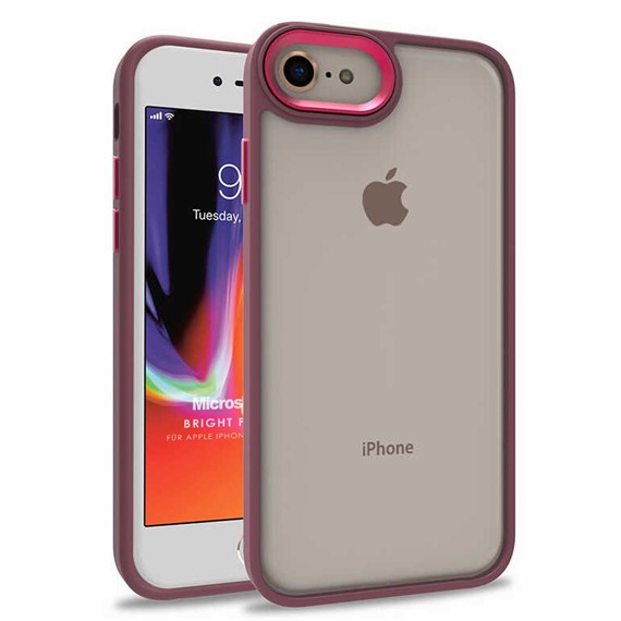 Microsonic Apple iPhone SE 2022 Kılıf Bright Planet Kırmızı 1