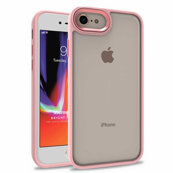 Microsonic Apple iPhone SE 2022 Kılıf Bright Planet Rose Gold 1