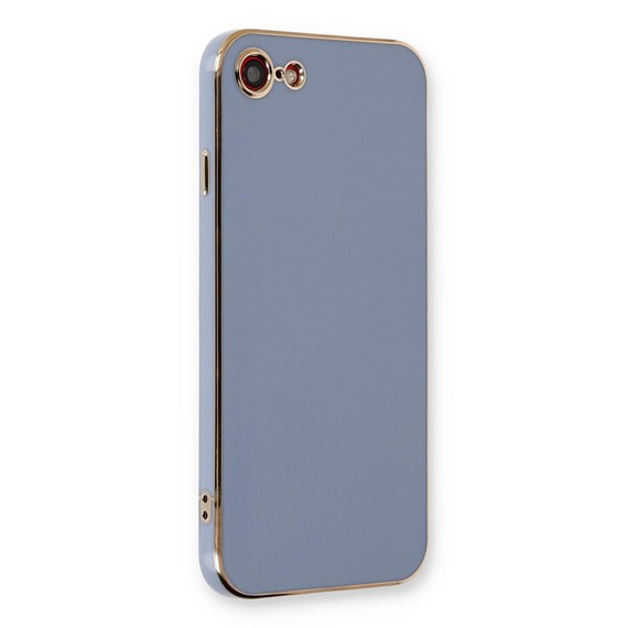 Microsonic Apple iPhone 8 Kılıf Olive Plated Lavanta Grisi 1