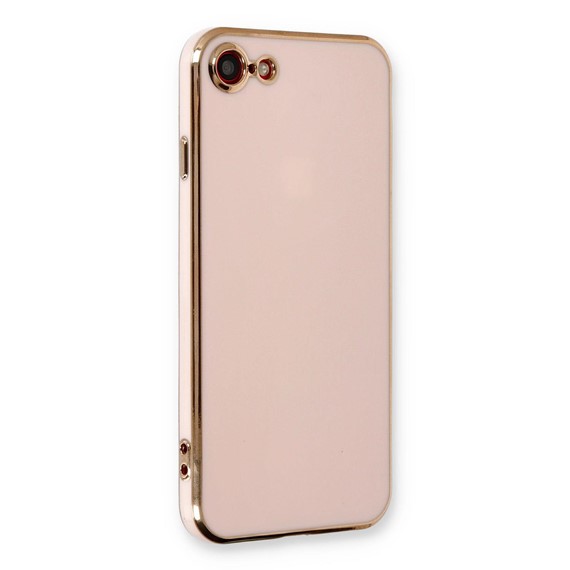 Microsonic Apple iPhone 8 Kılıf Olive Plated Pembe 1