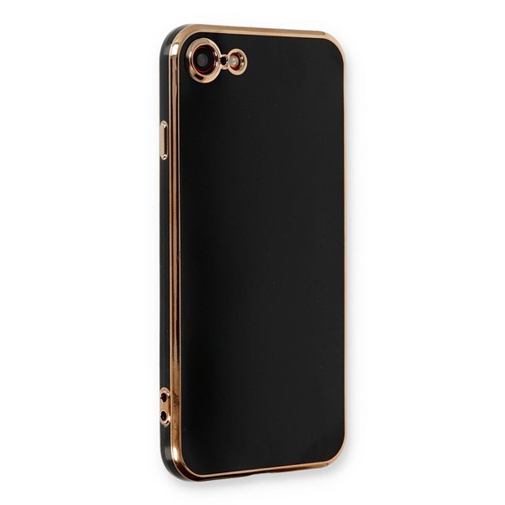 Microsonic Apple iPhone SE 2022 Kılıf Olive Plated Siyah 1