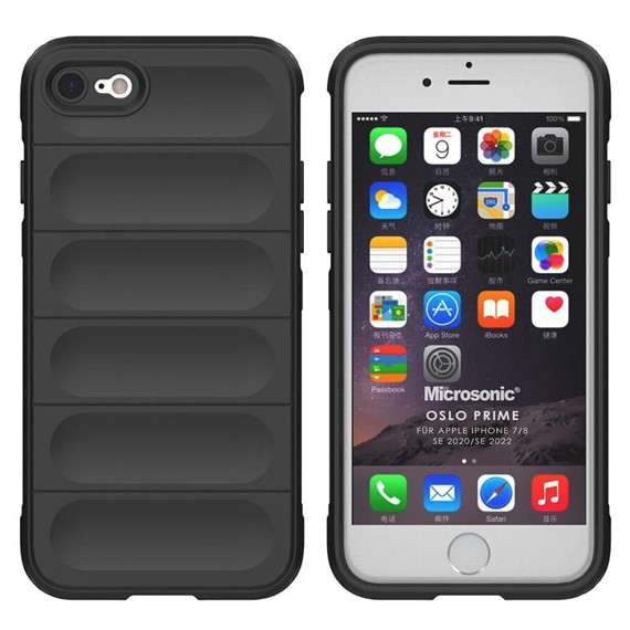 Microsonic Apple iPhone SE 2022 Kılıf Oslo Prime Siyah 1