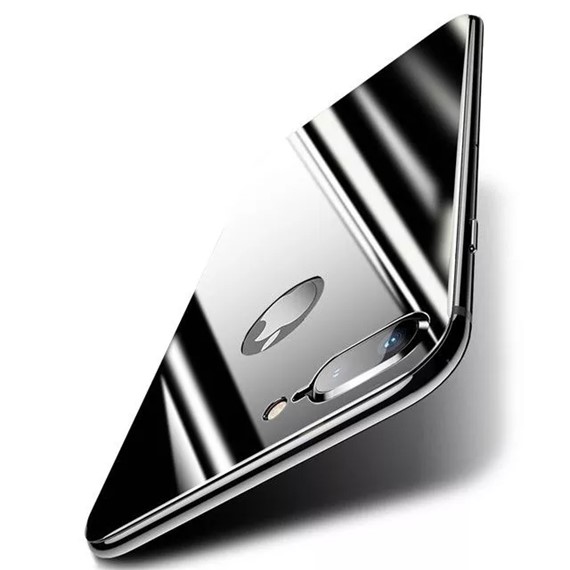 Microsonic Apple iPhone 7 Plus Arka Tam Kaplayan Temperli Cam Koruyucu Siyah 2