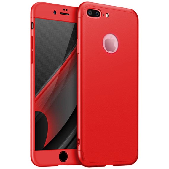Microsonic Apple iPhone 7 Plus Kılıf Double Dip 360 Protective Kırmızı 1