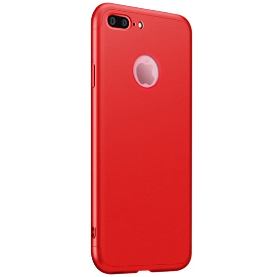 Microsonic Apple iPhone 7 Plus Kılıf Double Dip 360 Protective Kırmızı 2