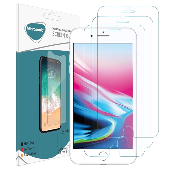 Microsonic Apple iPhone 7 Plus Ekran koruyucu Nano Cam 3 lü Paket 1