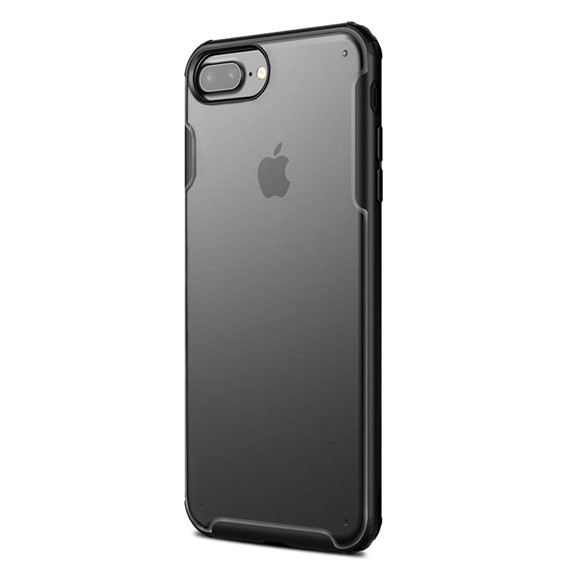 Microsonic Apple iPhone 7 Plus Kılıf Frosted Frame Siyah 2