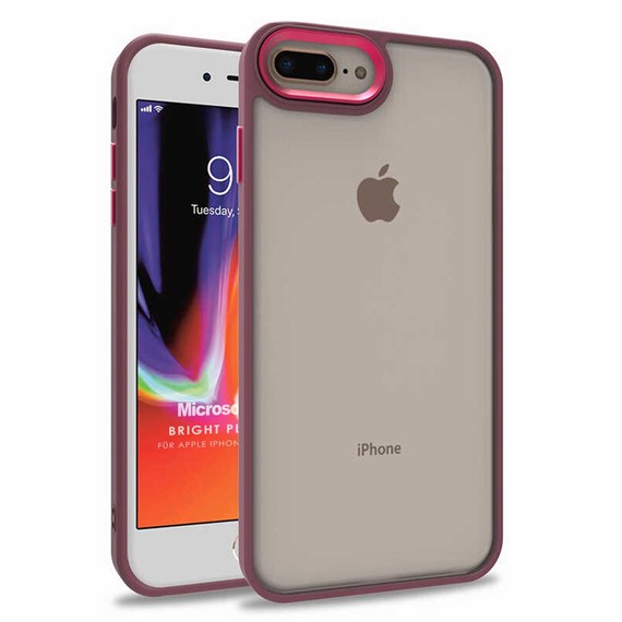 Microsonic Apple iPhone 7 Plus Kılıf Bright Planet Kırmızı 1