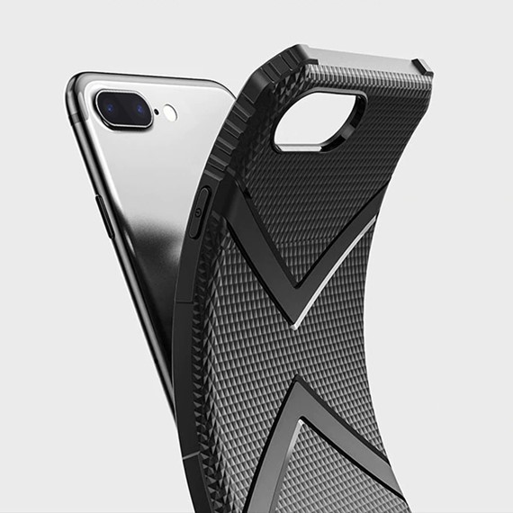 Microsonic Apple iPhone 7 Plus Kılıf Diamond Shield Lacivert 3