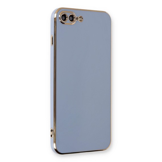Microsonic Apple iPhone 8 Plus Kılıf Olive Plated Lavanta Grisi 1