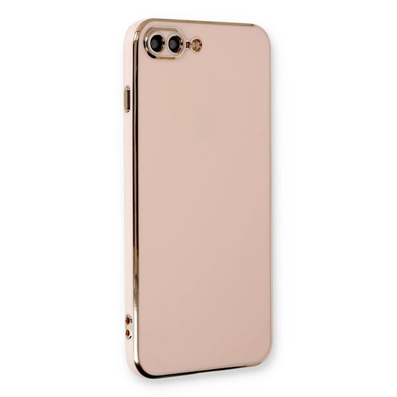 Microsonic Apple iPhone 8 Plus Kılıf Olive Plated Pembe 1