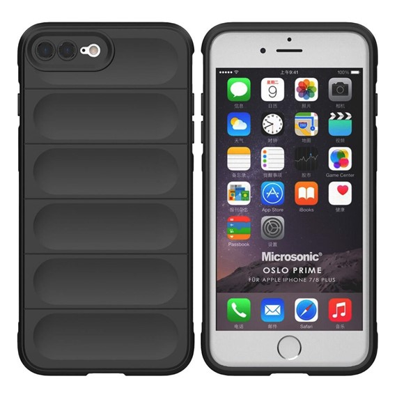 Microsonic Apple iPhone 7 Plus Kılıf Oslo Prime Siyah 1